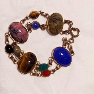 Vintage 1960's scarab bracelet